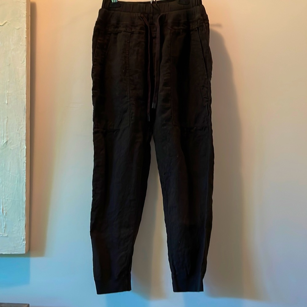 Bassike linen drawstring pant. Size xs
